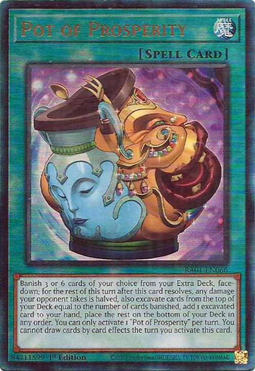 Pot of Prosperity [RA01-EN066] Prismatic Ultimate Rare | Tables and Towers