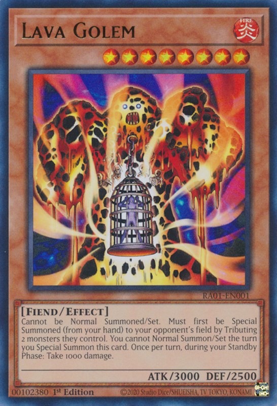 Lava Golem [RA01-EN001] Ultra Rare | Tables and Towers