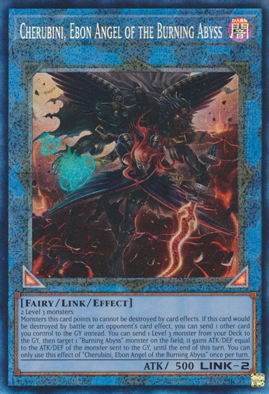 Cherubini, Ebon Angel of the Burning Abyss [RA01-EN042] Prismatic Collector's Rare | Tables and Towers