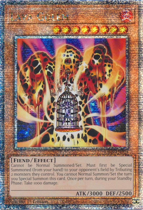 Lava Golem [RA01-EN001] Quarter Century Secret Rare | Tables and Towers