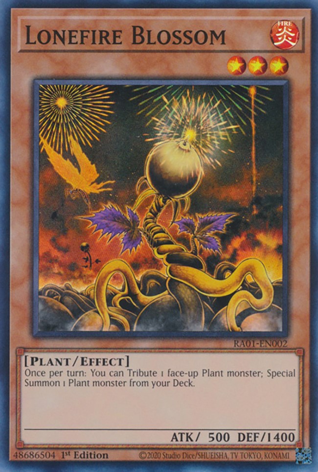 Lonefire Blossom [RA01-EN002] Super Rare | Tables and Towers