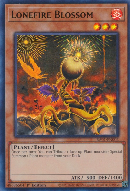 Lonefire Blossom [RA01-EN002] Ultra Rare | Tables and Towers