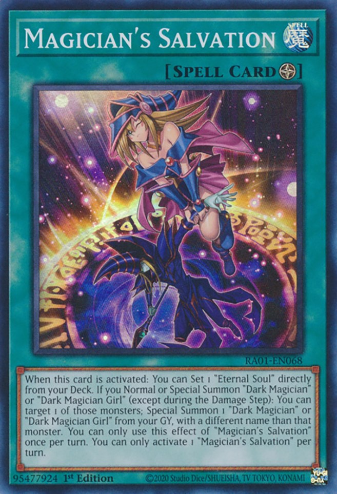 Magician's Salvation [RA01-EN068] Super Rare | Tables and Towers