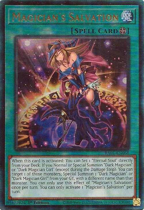 Magician's Salvation [RA01-EN068] Prismatic Ultimate Rare | Tables and Towers