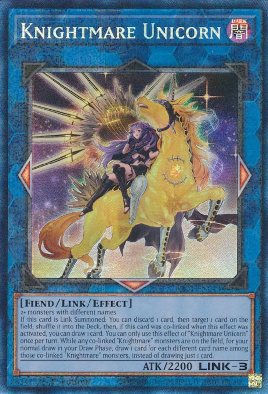 Knightmare Unicorn (Alternate Art) [RA01-EN043] Prismatic Collector's Rare | Tables and Towers