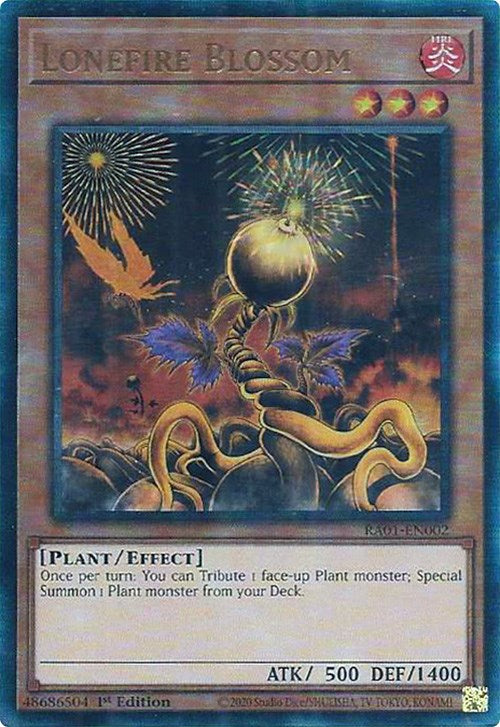 Lonefire Blossom [RA01-EN002] Prismatic Ultimate Rare | Tables and Towers