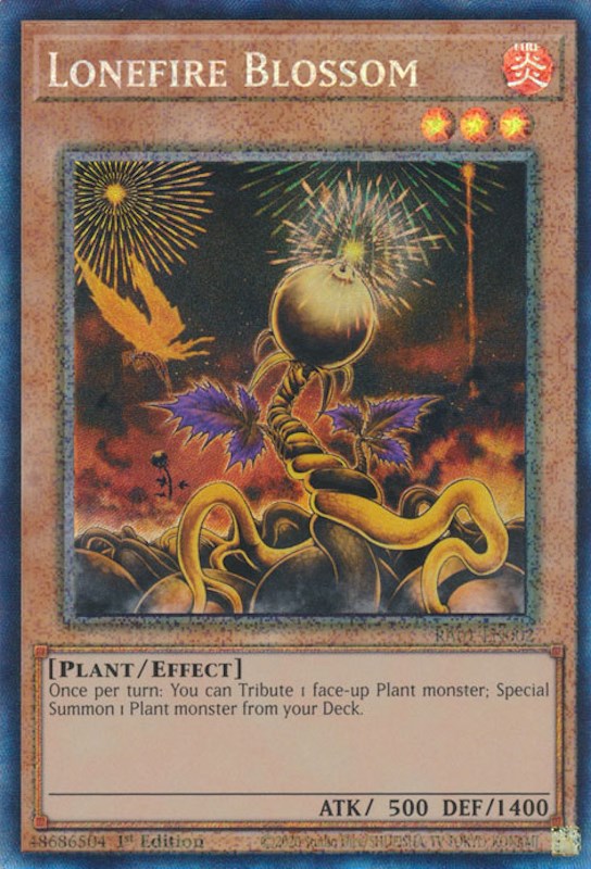 Lonefire Blossom [RA01-EN002] Prismatic Collector's Rare | Tables and Towers