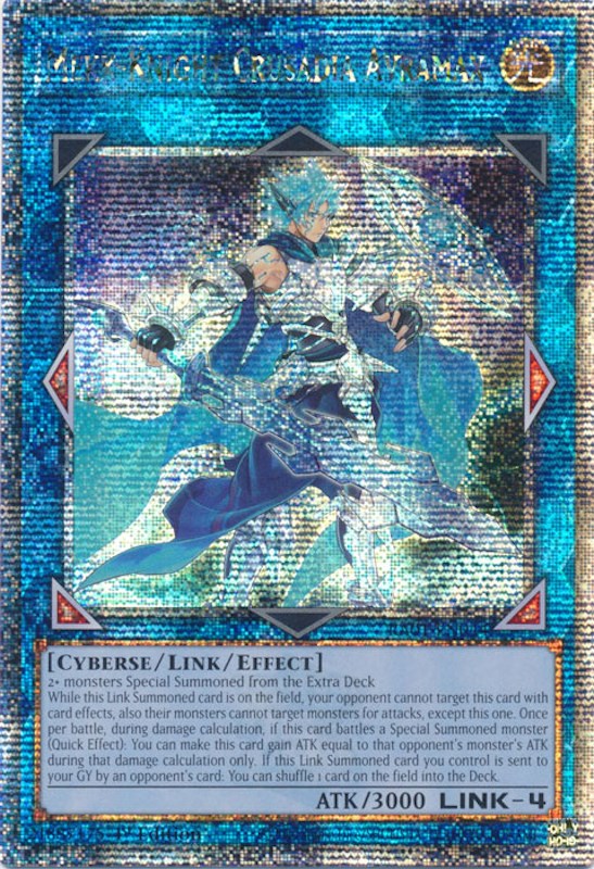 Mekk-Knight Crusadia Avramax [RA01-EN044] Quarter Century Secret Rare | Tables and Towers