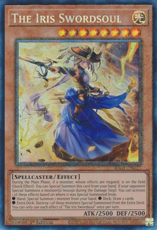 The Iris Swordsoul [RA01-EN023] Prismatic Collector's Rare | Tables and Towers