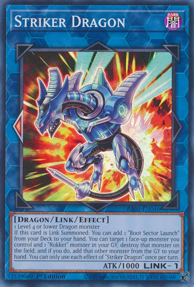 Striker Dragon [RA01-EN046] Super Rare | Tables and Towers