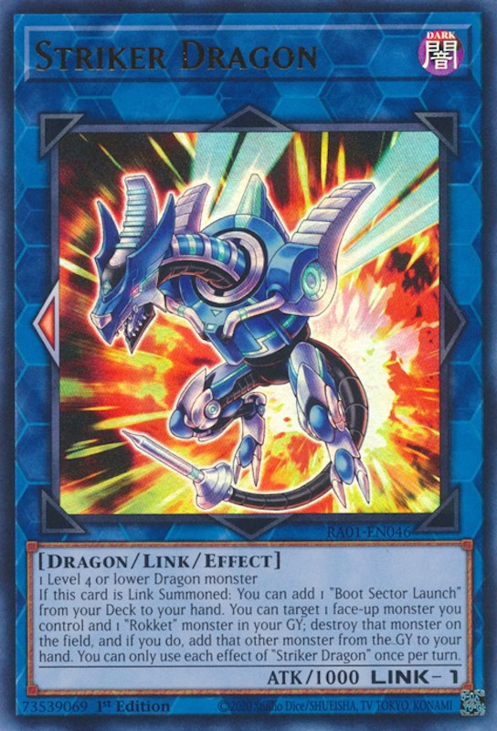 Striker Dragon [RA01-EN046] Ultra Rare | Tables and Towers