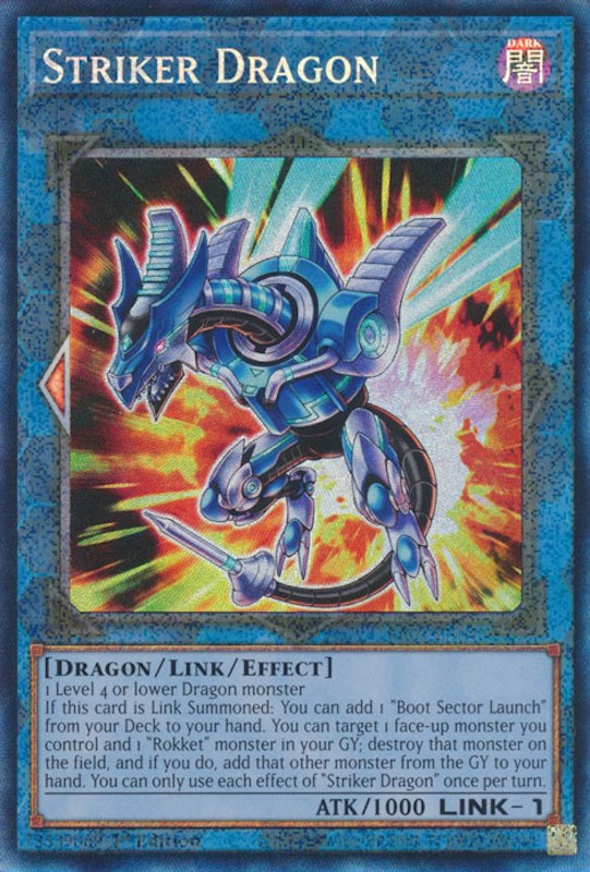 Striker Dragon [RA01-EN046] Prismatic Collector's Rare | Tables and Towers