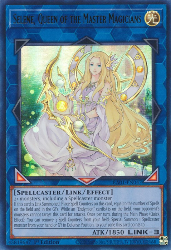 Selene, Queen of the Master Magicians [RA01-EN047] Ultra Rare | Tables and Towers