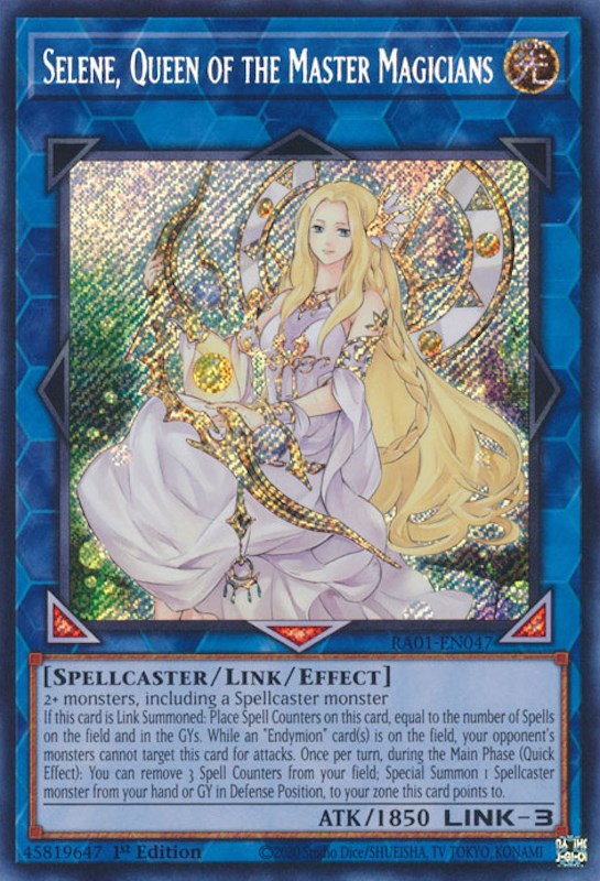 Selene, Queen of the Master Magicians [RA01-EN047] Secret Rare | Tables and Towers