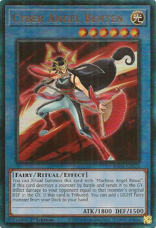 Cyber Angel Benten [RA01-EN024] Prismatic Ultimate Rare | Tables and Towers