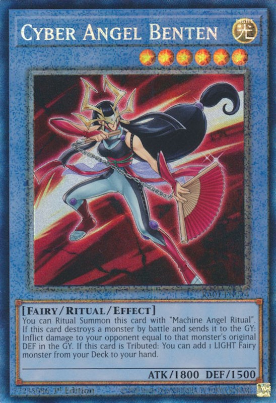 Cyber Angel Benten [RA01-EN024] Prismatic Collector's Rare | Tables and Towers