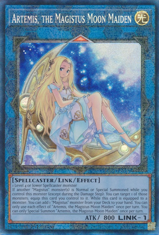 Artemis, the Magistus Moon Maiden [RA01-EN049] Prismatic Collector's Rare | Tables and Towers