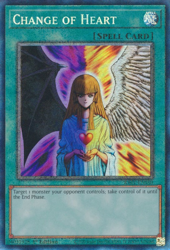 Change of Heart [RA01-EN050] Prismatic Collector's Rare | Tables and Towers