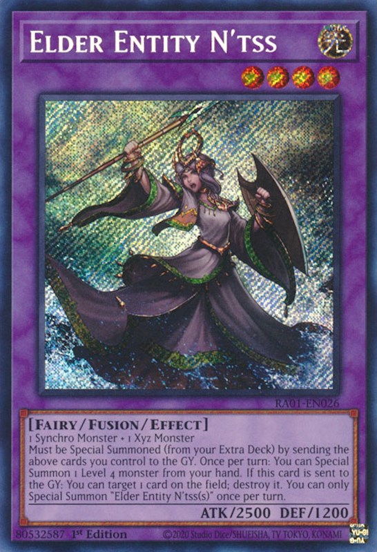 Elder Entity N'tss [RA01-EN026] Secret Rare | Tables and Towers