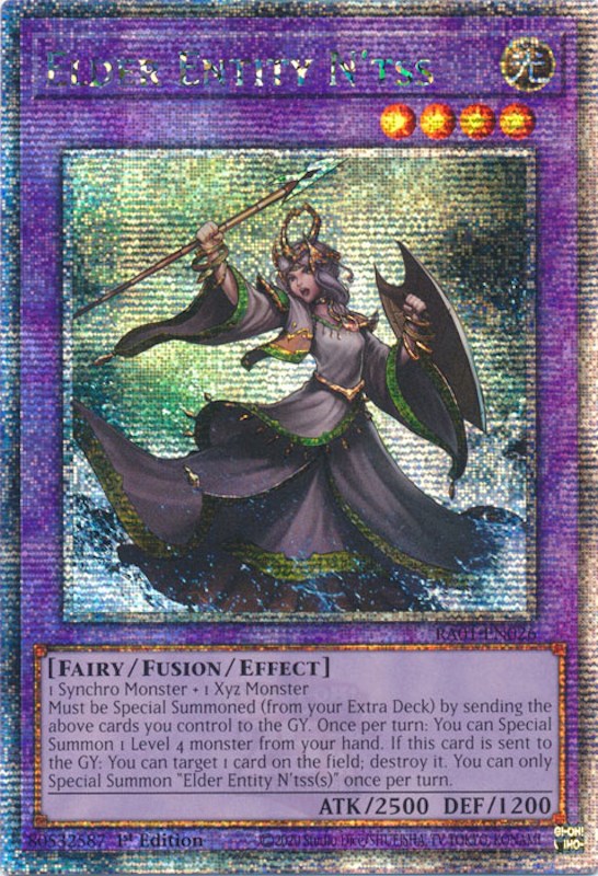 Elder Entity N'tss [RA01-EN026] Quarter Century Secret Rare | Tables and Towers