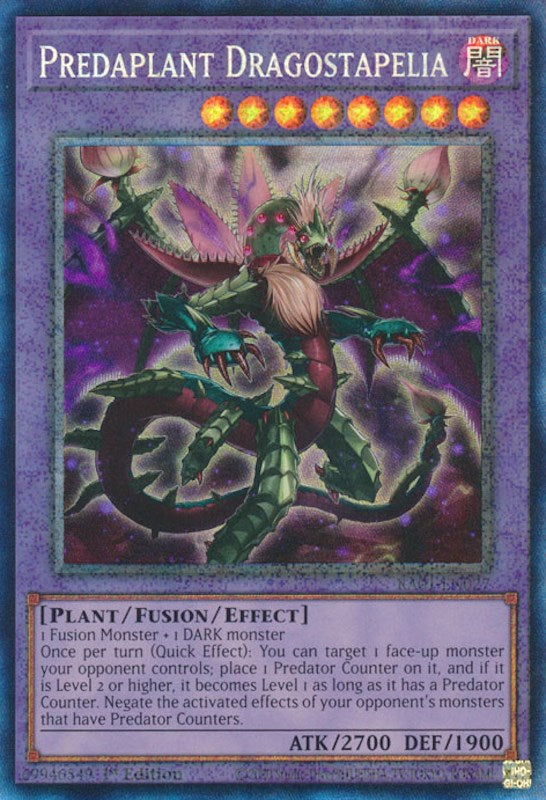 Predaplant Dragostapelia [RA01-EN027] Prismatic Collector's Rare | Tables and Towers