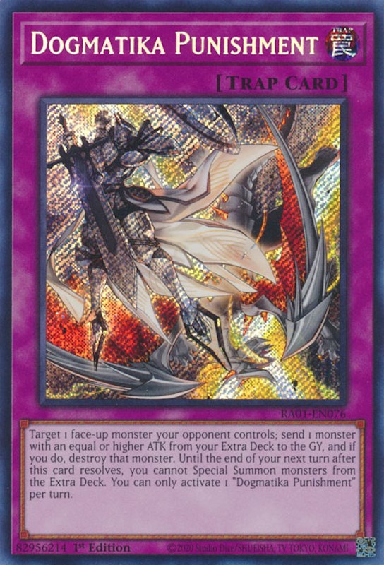 Dogmatika Punishment [RA01-EN076] Secret Rare | Tables and Towers