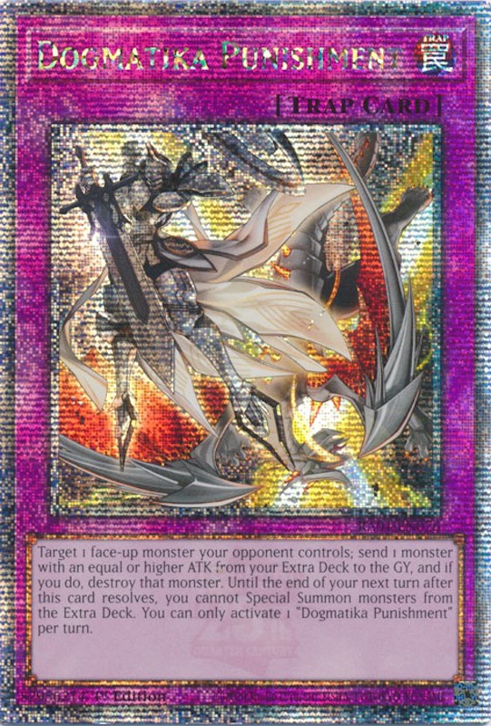 Dogmatika Punishment [RA01-EN076] Quarter Century Secret Rare | Tables and Towers