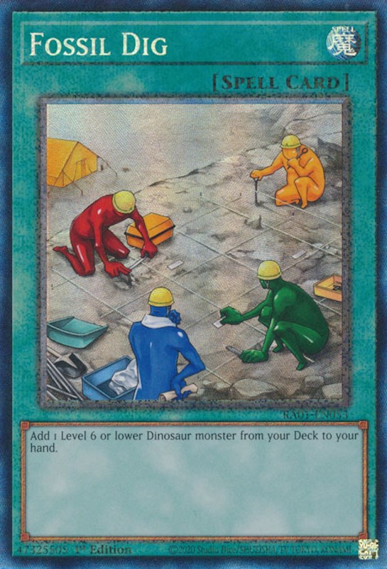 Fossil Dig [RA01-EN053] Prismatic Collector's Rare | Tables and Towers