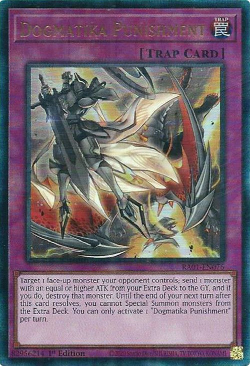 Dogmatika Punishment [RA01-EN076] Prismatic Ultimate Rare | Tables and Towers