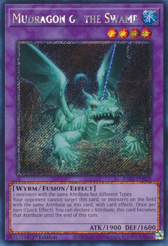 Mudragon of the Swamp [RA01-EN028] Platinum Secret Rare | Tables and Towers