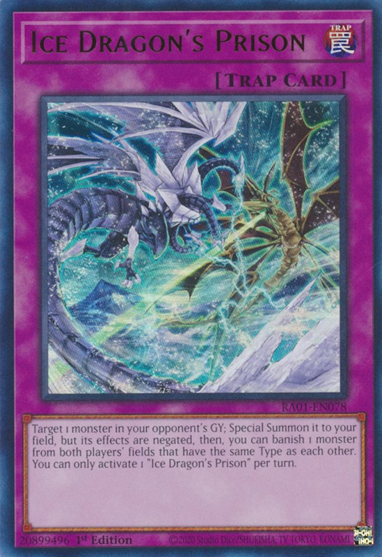 Ice Dragon's Prison [RA01-EN078] Ultra Rare | Tables and Towers