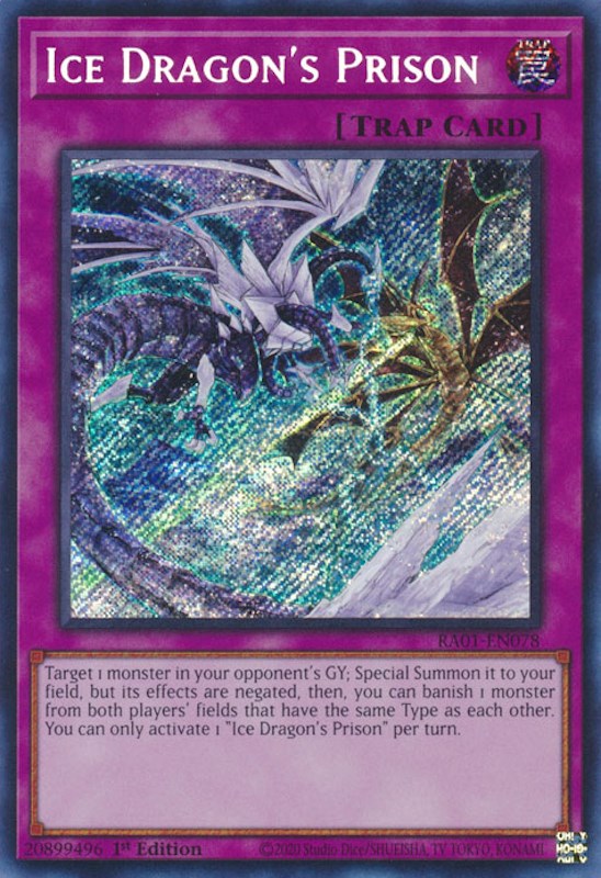 Ice Dragon's Prison [RA01-EN078] Secret Rare | Tables and Towers