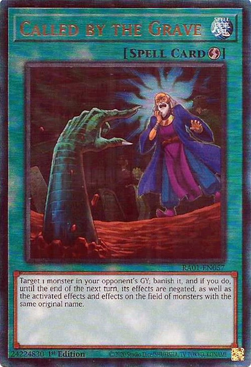 Called by the Grave [RA01-EN057] Prismatic Ultimate Rare | Tables and Towers