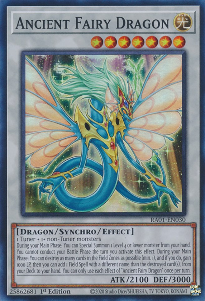 Ancient Fairy Dragon [RA01-EN030] Super Rare | Tables and Towers