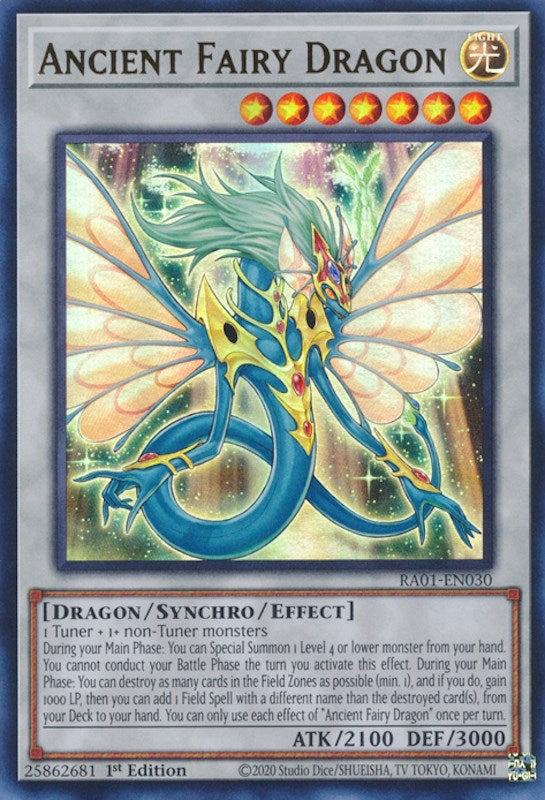 Ancient Fairy Dragon [RA01-EN030] Ultra Rare | Tables and Towers