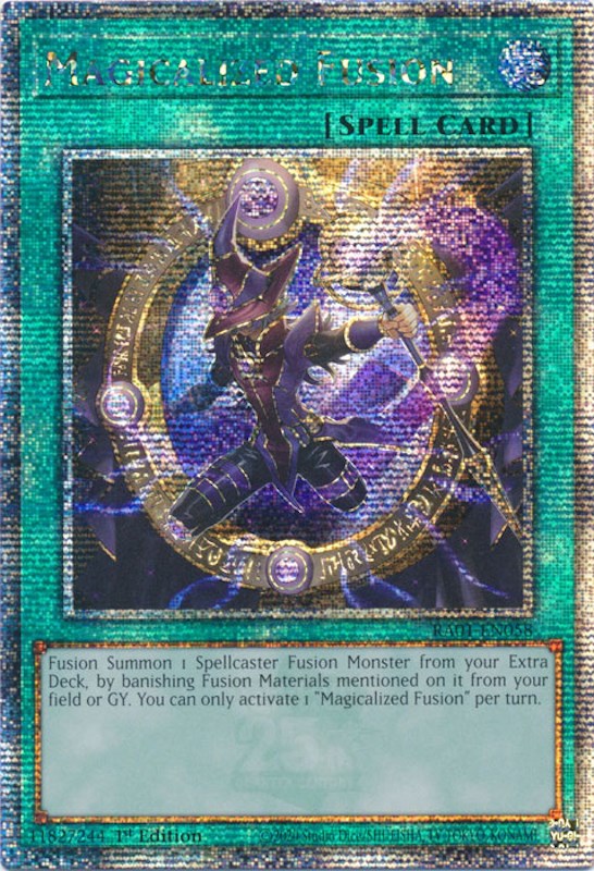 Magicalized Fusion [RA01-EN058] Quarter Century Secret Rare | Tables and Towers