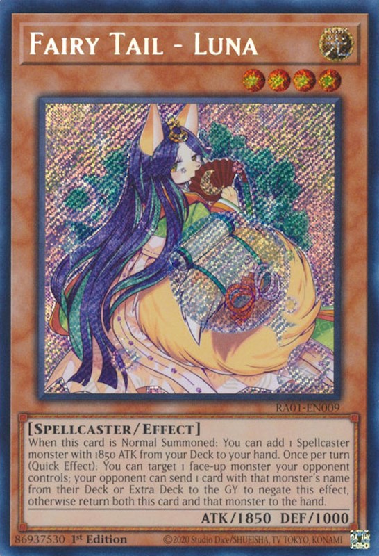 Fairy Tail - Luna [RA01-EN009] Secret Rare | Tables and Towers