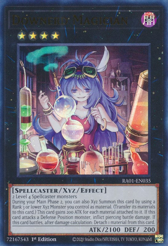 Downerd Magician [RA01-EN035] Ultra Rare | Tables and Towers