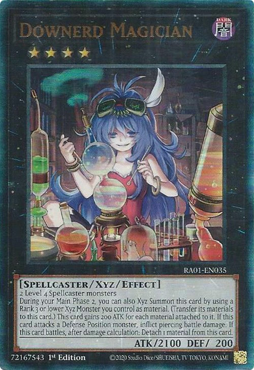 Downerd Magician [RA01-EN035] Prismatic Ultimate Rare | Tables and Towers