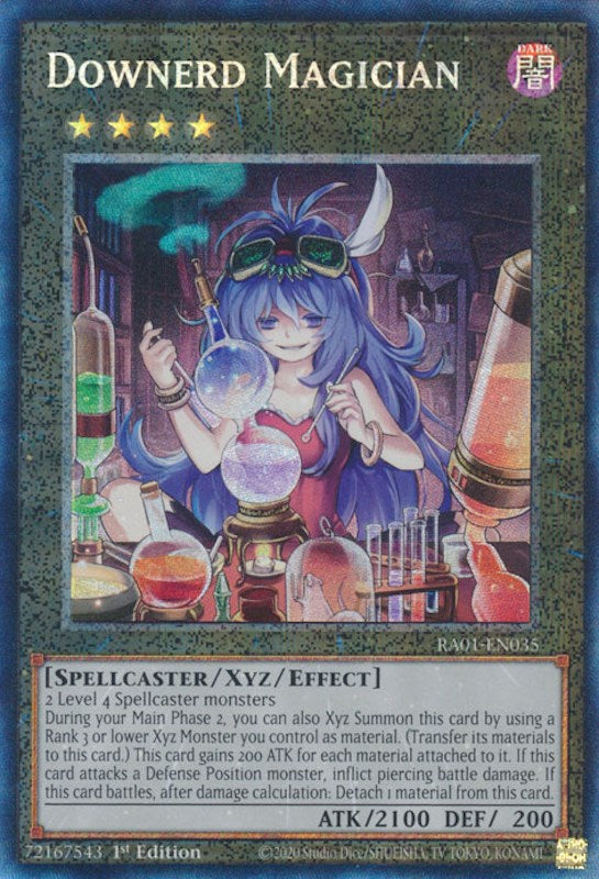 Downerd Magician [RA01-EN035] Prismatic Collector's Rare | Tables and Towers