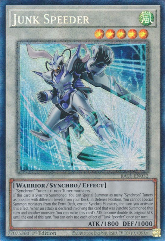 Junk Speeder [RA01-EN032] Prismatic Collector's Rare | Tables and Towers