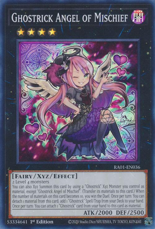 Ghostrick Angel of Mischief [RA01-EN036] Super Rare | Tables and Towers