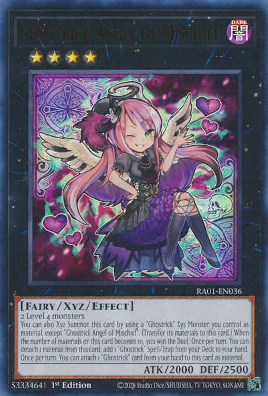 Ghostrick Angel of Mischief [RA01-EN036] Ultra Rare | Tables and Towers