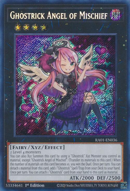 Ghostrick Angel of Mischief [RA01-EN036] Secret Rare | Tables and Towers