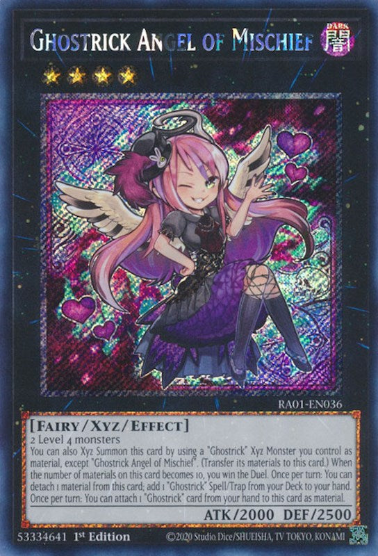 Ghostrick Angel of Mischief [RA01-EN036] Platinum Secret Rare | Tables and Towers