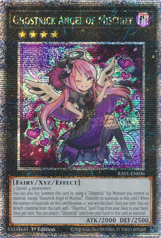 Ghostrick Angel of Mischief [RA01-EN036] Quarter Century Secret Rare | Tables and Towers