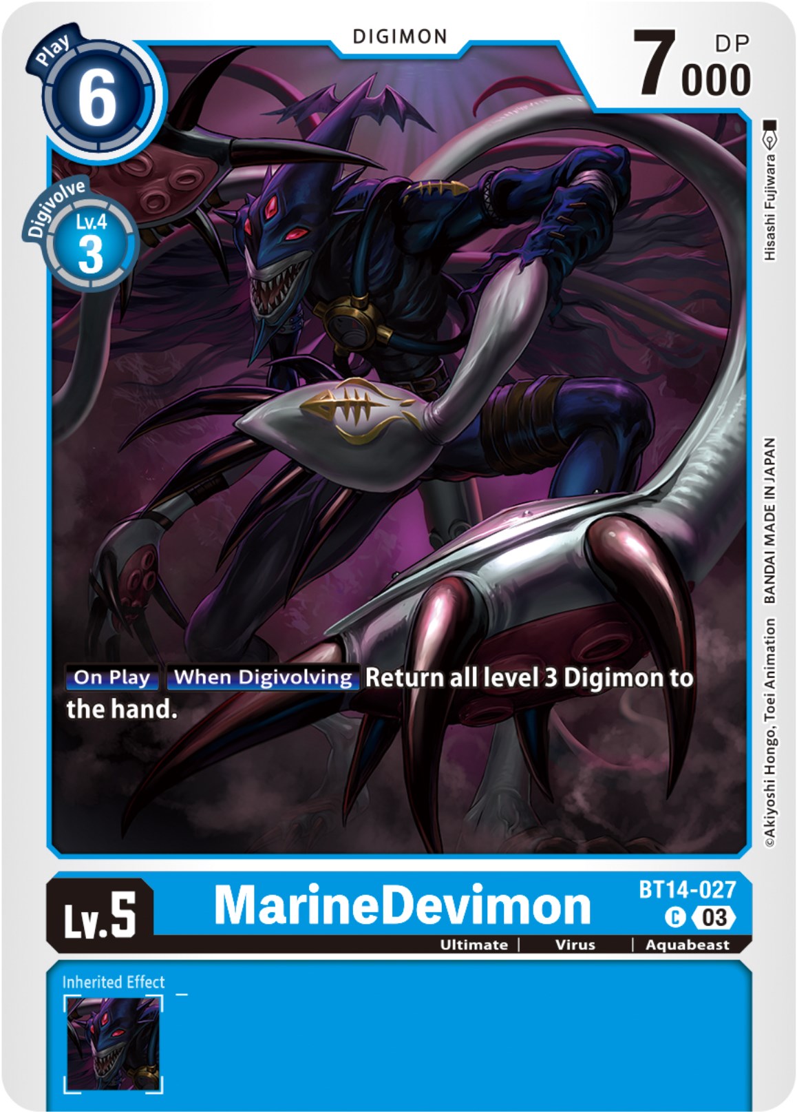 MarineDevimon [BT14-027] [Blast Ace] | Tables and Towers