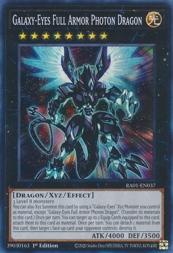 Galaxy-Eyes Full Armor Photon Dragon [RA01-EN037] Super Rare | Tables and Towers