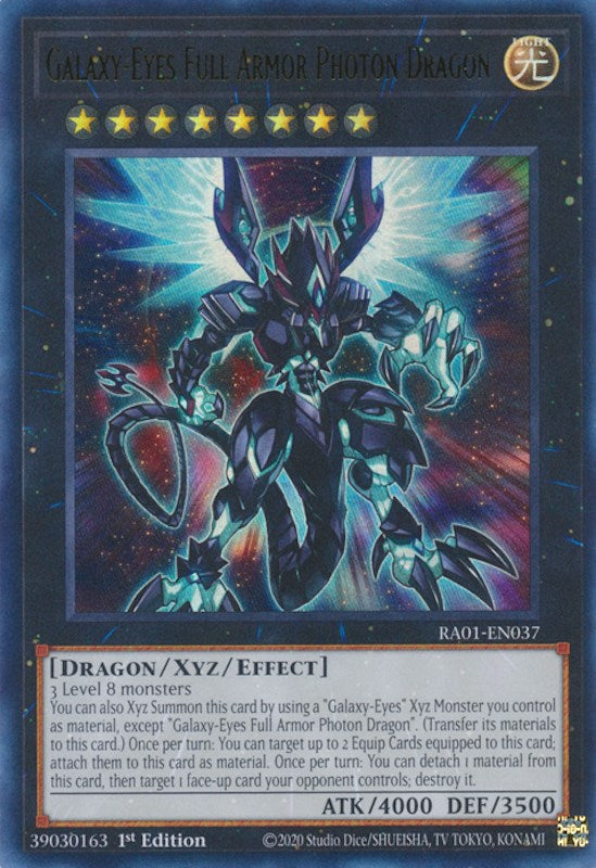 Galaxy-Eyes Full Armor Photon Dragon [RA01-EN037] Ultra Rare | Tables and Towers