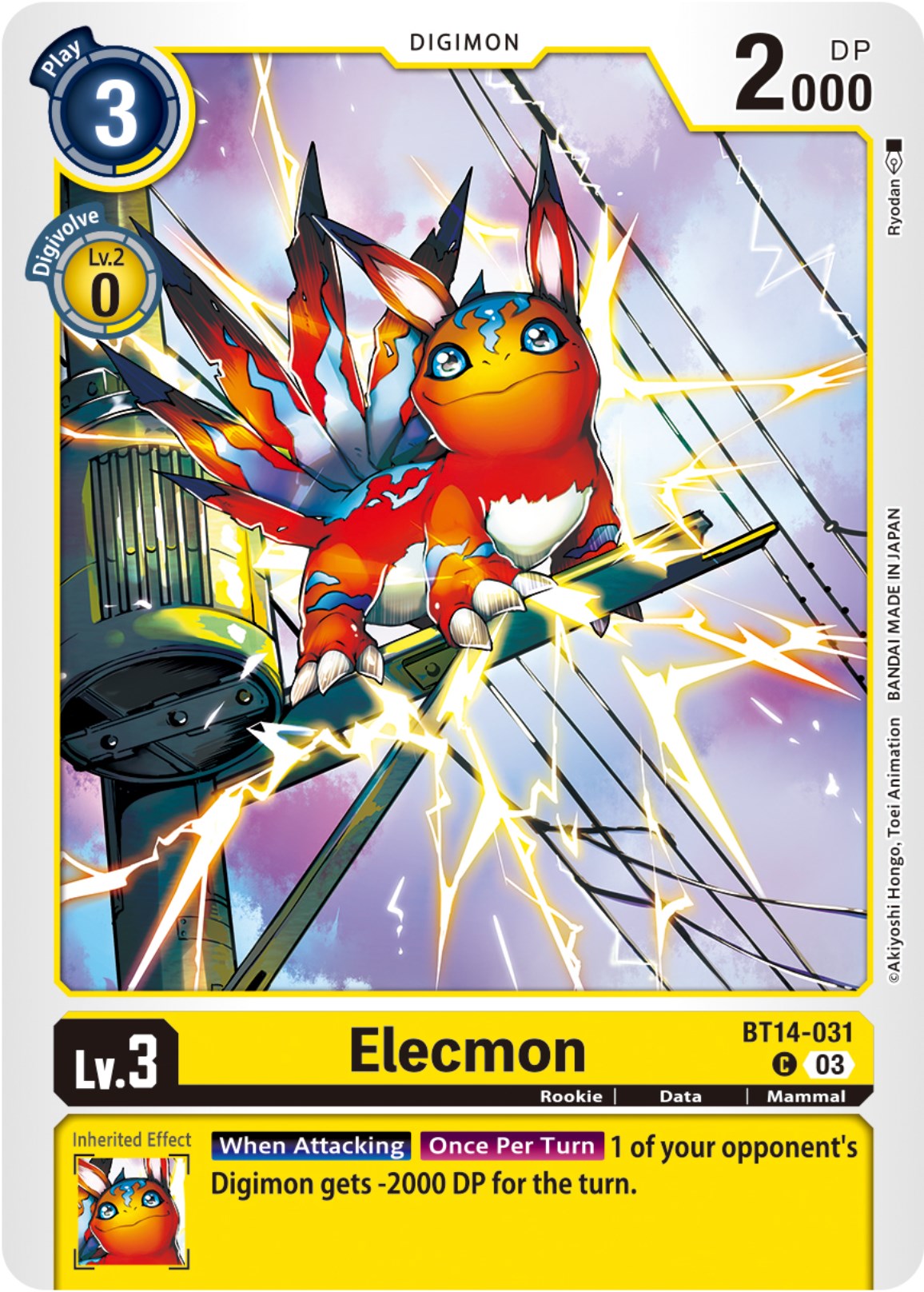 Elecmon [BT14-031] [Blast Ace] | Tables and Towers